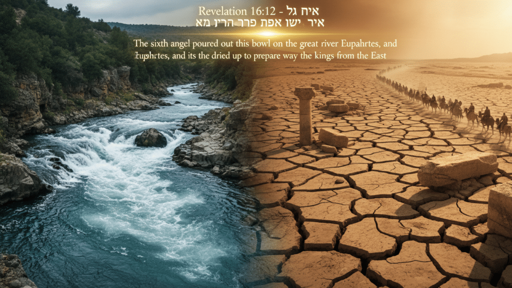 Iran in Bible prophecy Dried up Euphrates riverbed revealing ancient ruins