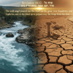 Iran in Bible prophecy Dried up Euphrates riverbed revealing ancient ruins