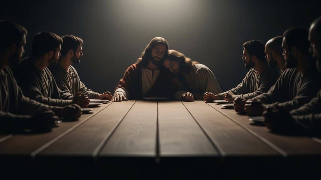 The Beloved Disciple at the Last Supper Book of John