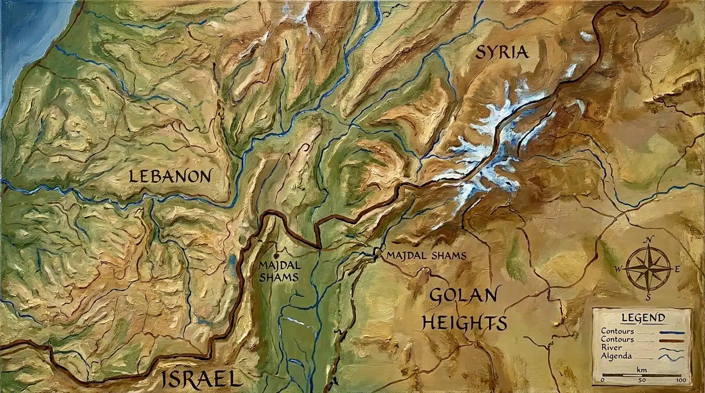 Mount Hermon Geography Today