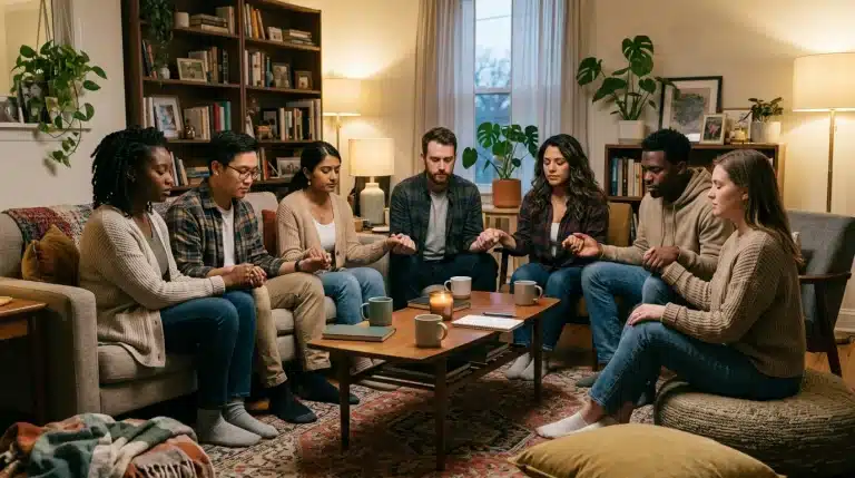Jesus teaching on prayer