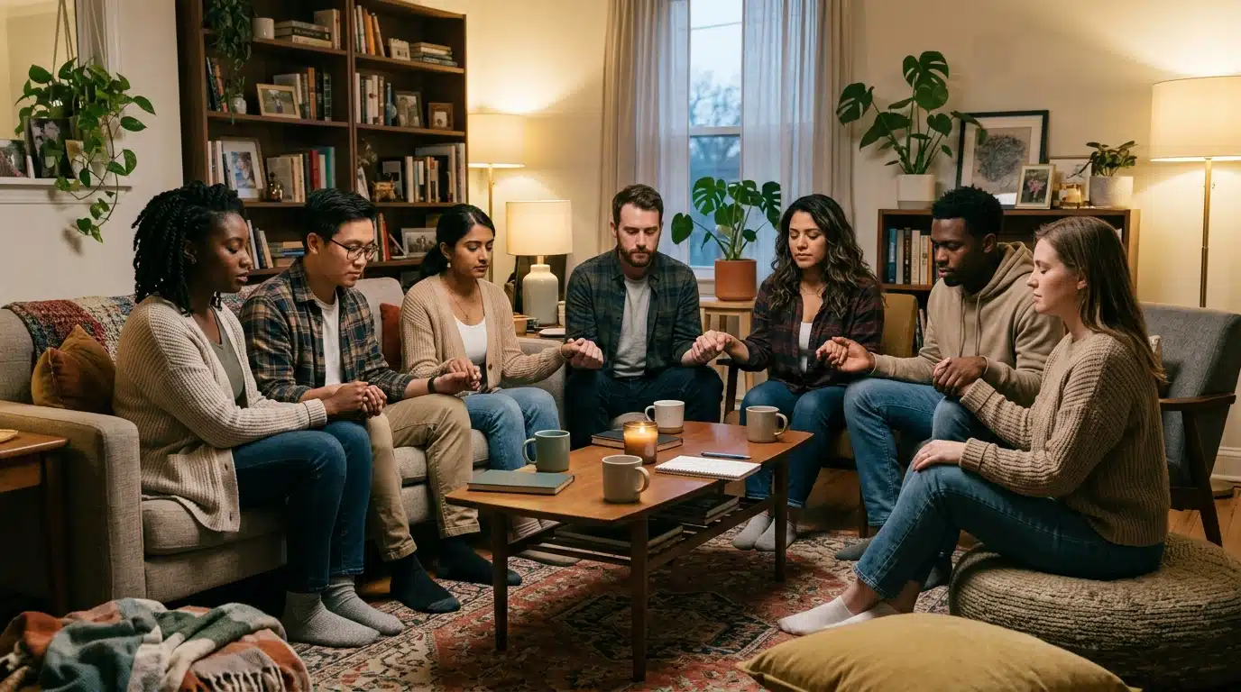 Jesus teaching on prayer